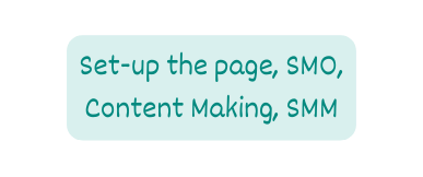 Set up the page SMO Content Making SMM